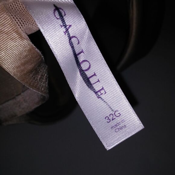 Cacique Bra 32G Bige Satin Full Coverage Solid Underwire - Picture 6 of 7